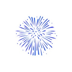 Blue Firework